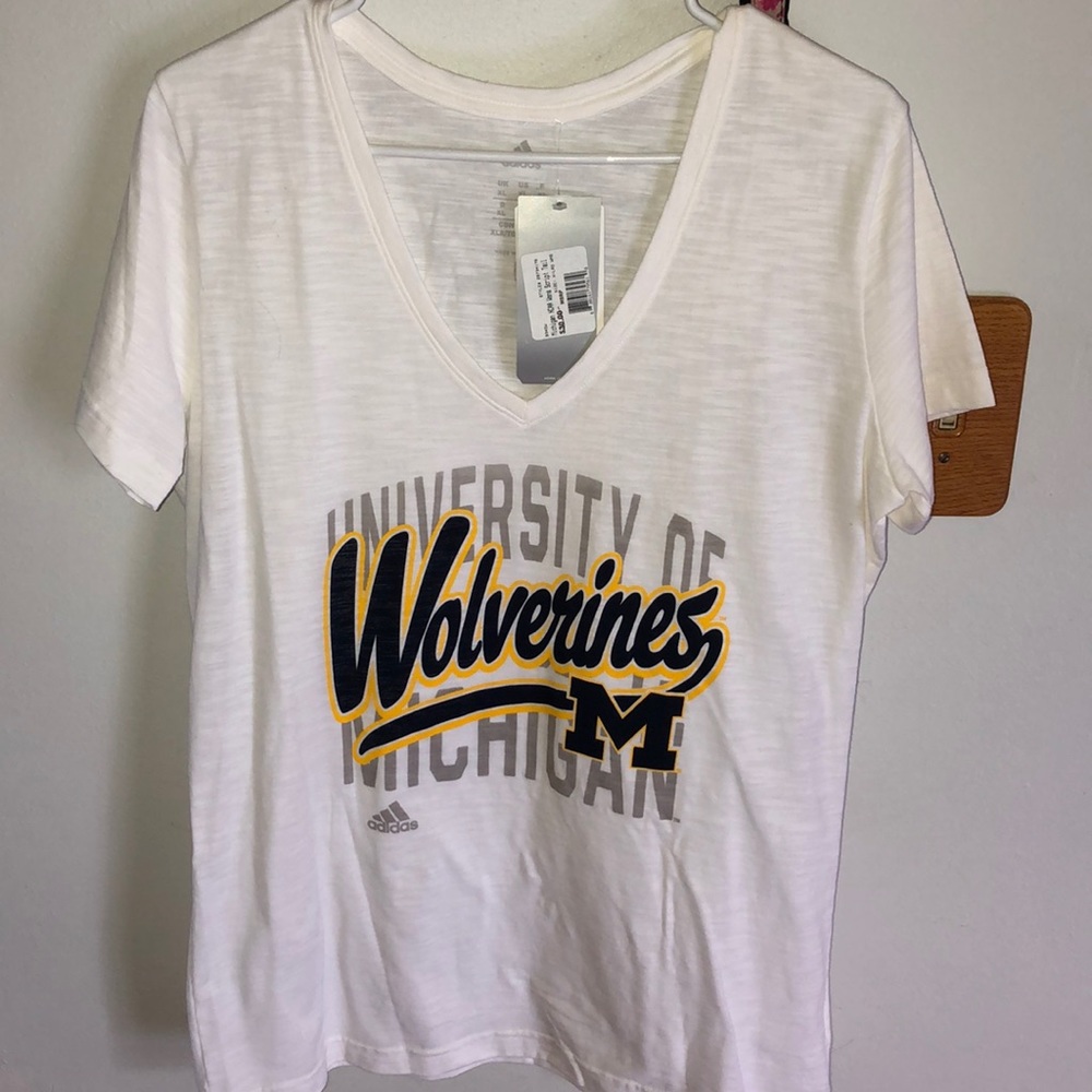 Adidas Mich wolverines women’s tee